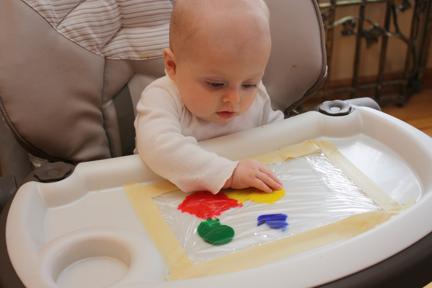 Baby Art And Craft
 A Tale of Two Babies Baby Finger Painting