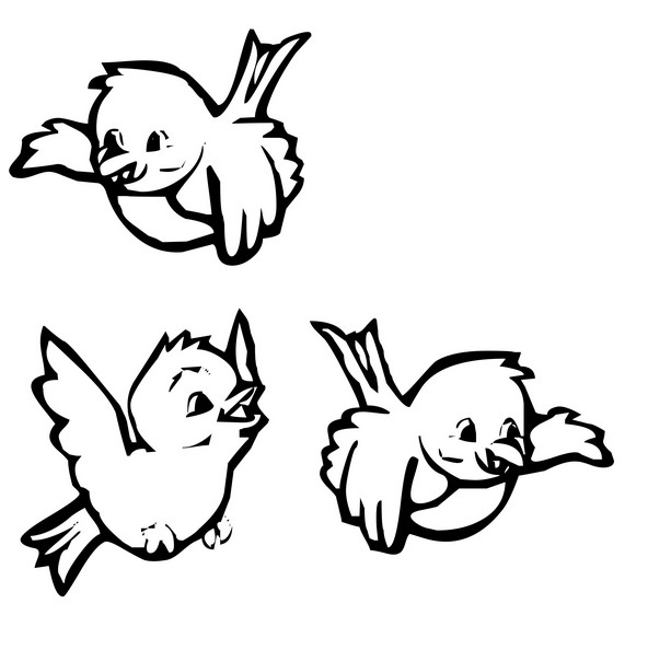Baby Bird Coloring Pages
 Cute Baby Bird Coloring Pages To Colour Litle Pups