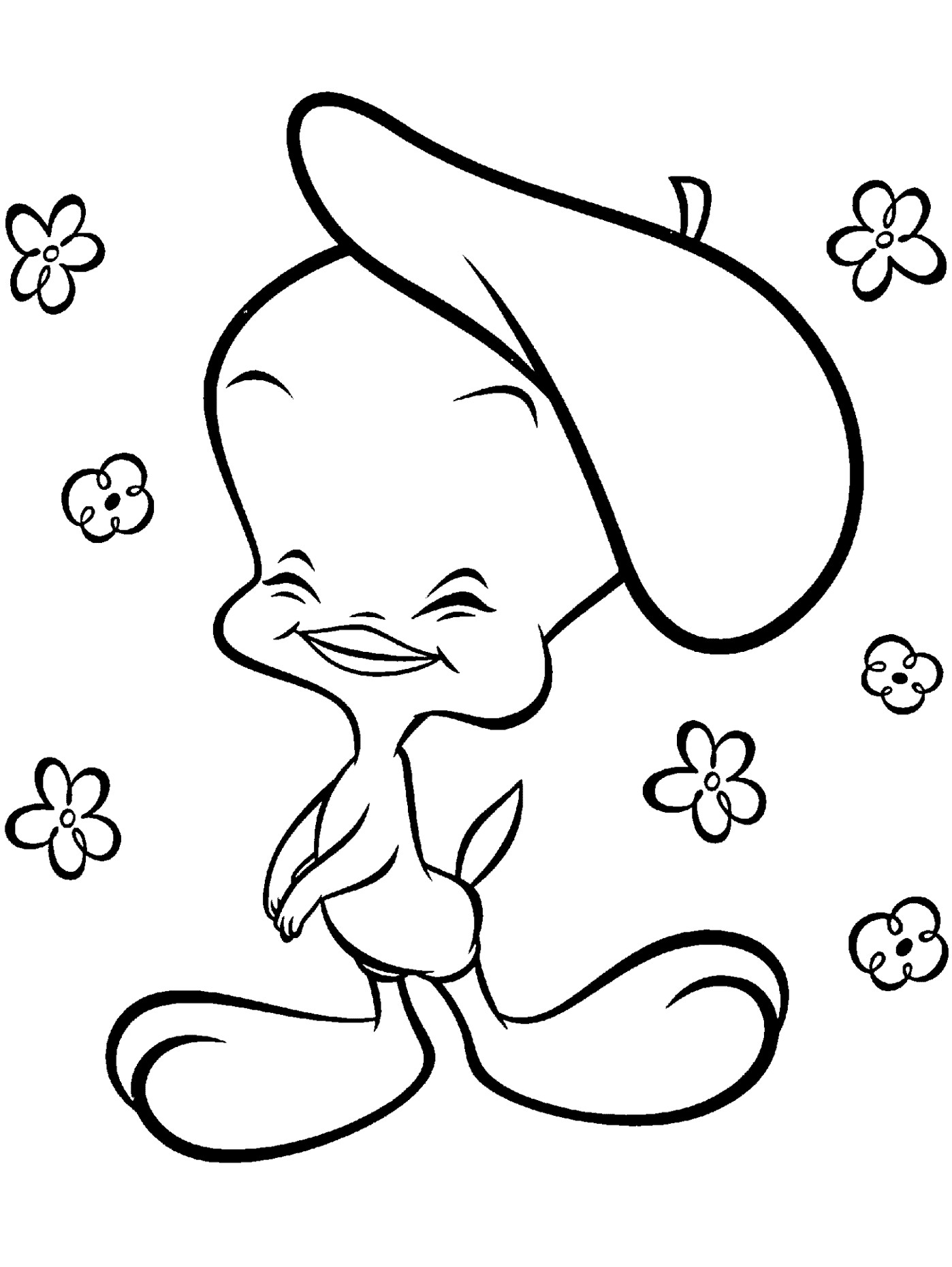 Baby Bird Coloring Pages
 Free Printable Tweety Bird Coloring Pages For Kids