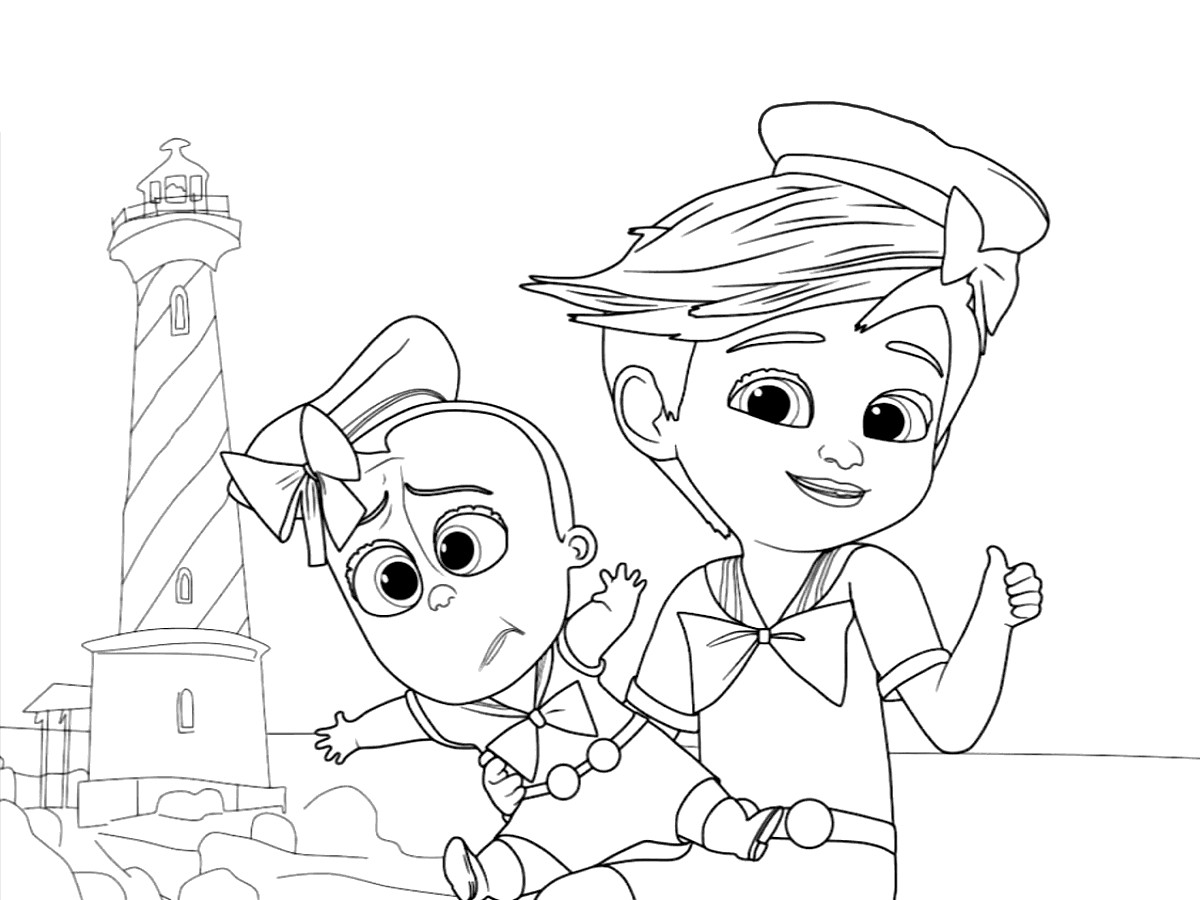Baby Boss Coloring Pages
 The baby boss coloring sheets for kids Coloring pages