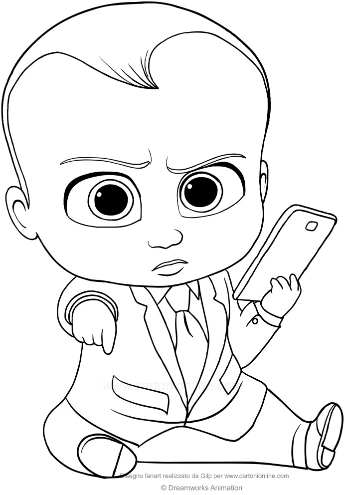 Baby Boss Coloring Pages
 Free Baby Boss Coloring Lessons