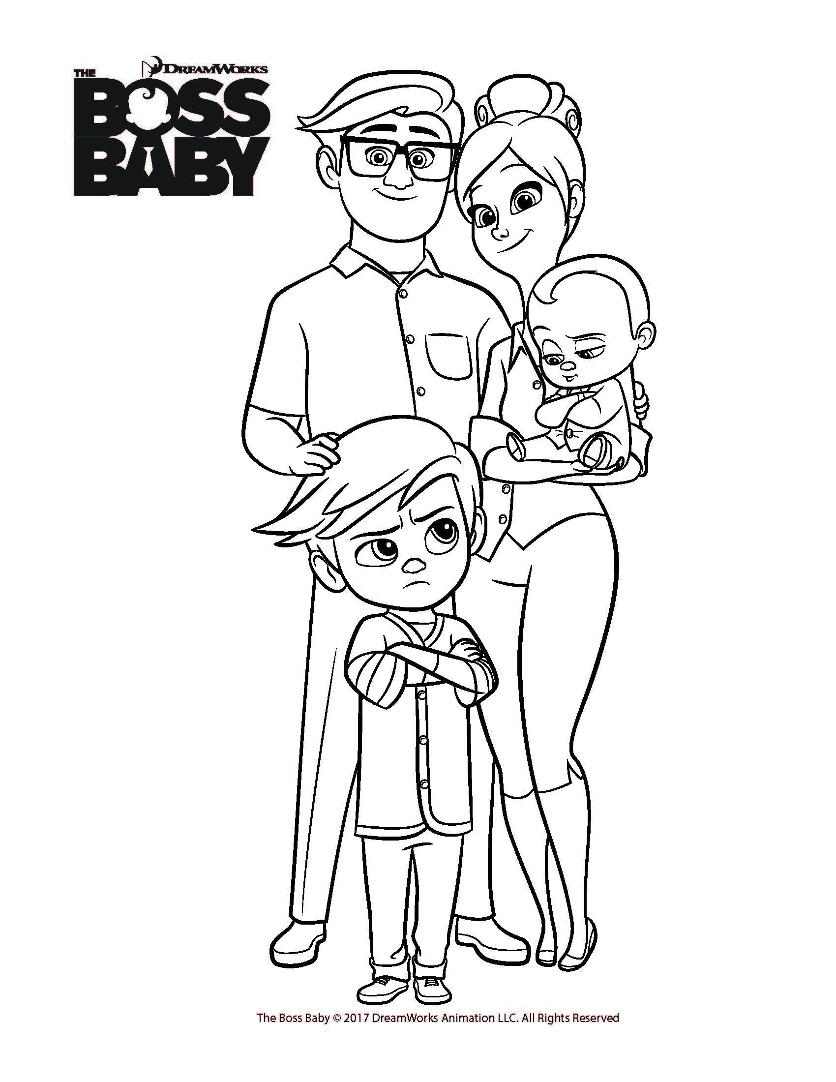 Baby Boss Coloring Pages
 Boss Baby printables Free coloring printables for The
