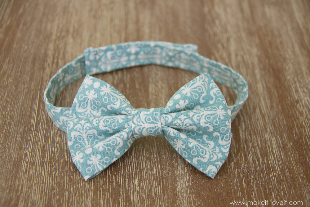 Baby Bow Tie DIY
 Little Boy Bowtie the QUICK and EASY version