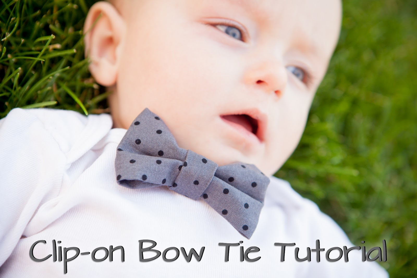 Baby Bow Tie DIY
 Mommy Minutes Clip on Bow Tie Tutorial