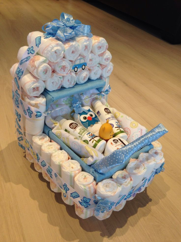 Best ideas about Baby Boy Baby Shower Gift Ideas
. Save or Pin Baby shower present nappy stroller idea Now.