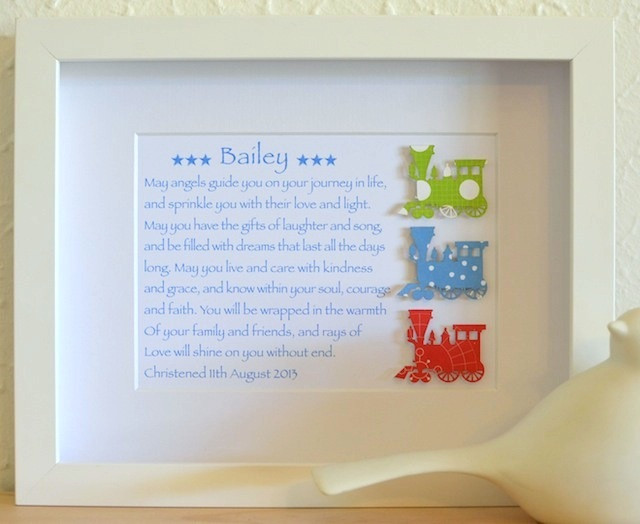 Baby Boy Baptism Gift Ideas
 Classic Baby Boys Unique Christening Baptism Poem Gifts