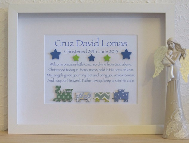 Baby Boy Baptism Gift Ideas
 Classic Baby Boys Unique Christening Baptism Poem Gifts