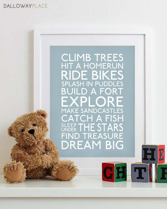 Best ideas about Baby Boy Wall Decor
. Save or Pin Baby boy nursery decor boy wall art baby boys room boys Now.