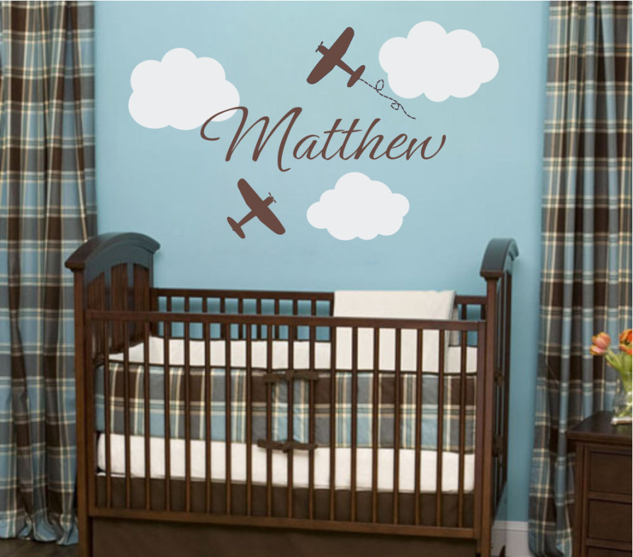 Best ideas about Baby Boy Wall Decor
. Save or Pin Bedroom Using Baby Boy Wall Decals for Nursery Interior Now.