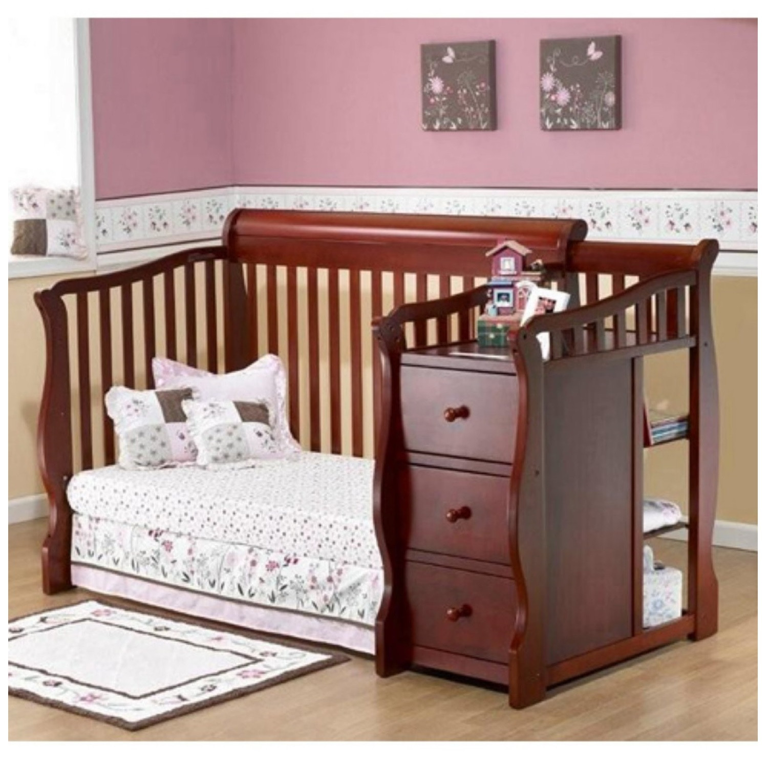 Best ideas about Baby Crib With Changing Table Combo
. Save or Pin Convertible Baby Crib Changing Table bo Nursery Now.