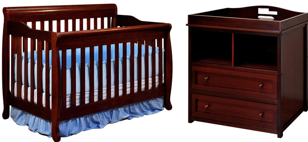 Best ideas about Baby Cribs With Changing Table
. Save or Pin Convertible Crib Set Changing Table Dresser Nursery Baby Now.