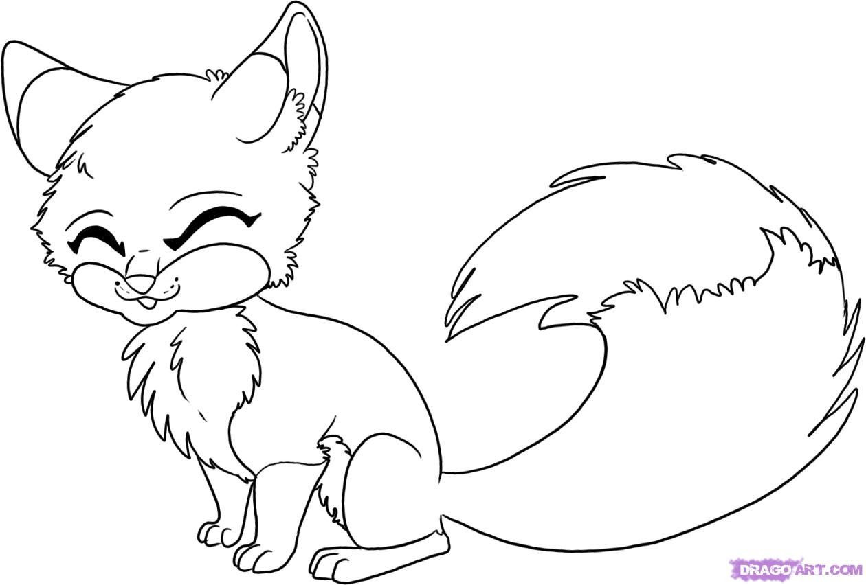 Baby Fox Coloring Pages
 Cute Baby Fox Coloring Pages Coloring Home