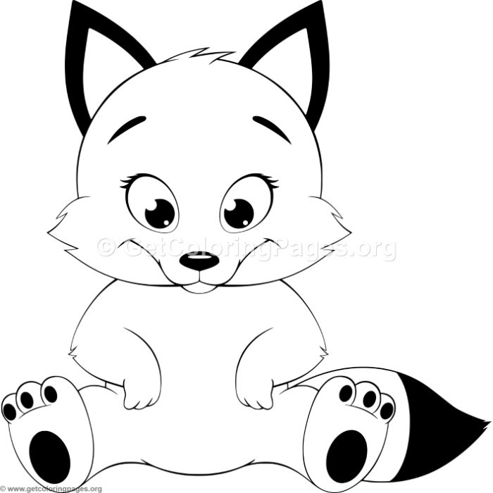 Baby Fox Coloring Pages
 Funny Baby Fox Coloring Pages – GetColoringPages