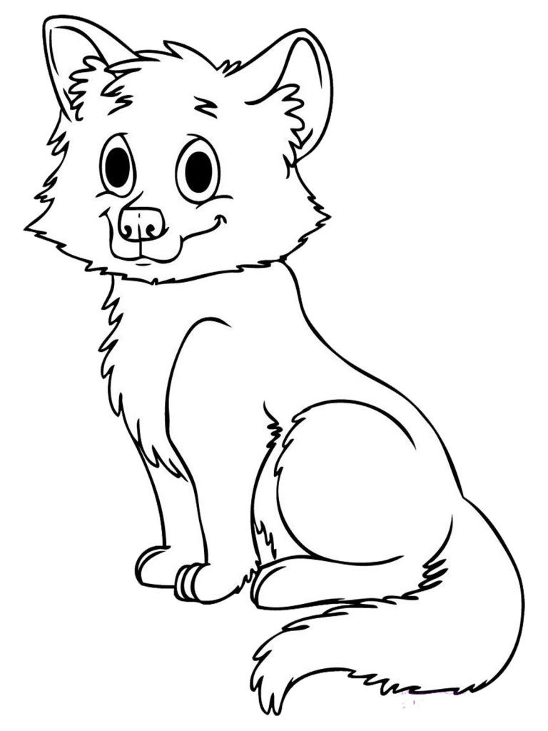 Baby Fox Coloring Pages
 Free Printable Fox Coloring Pages For Kids