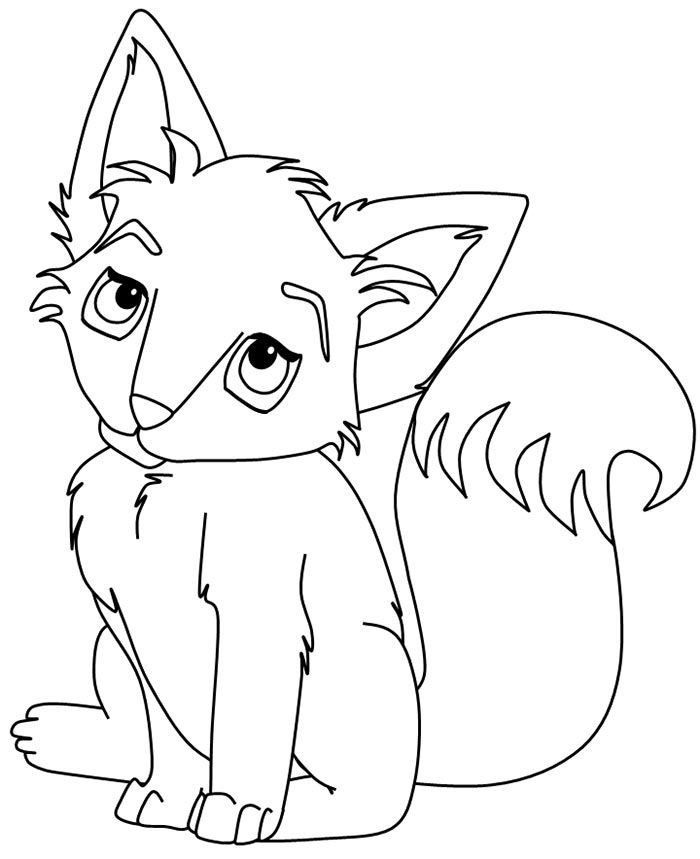 Baby Fox Coloring Pages
 Baby Fox Coloring Pages