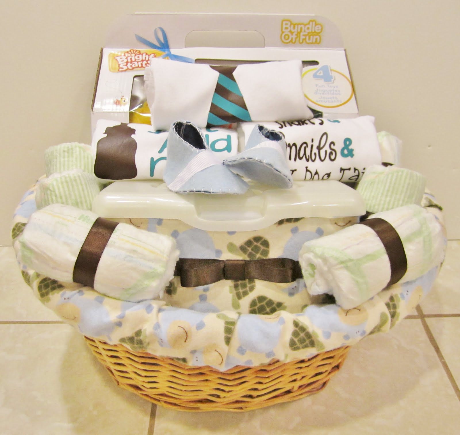 Baby Gift Basket Ideas
 Life in the Motherhood Baby Shower Gift Basket For a