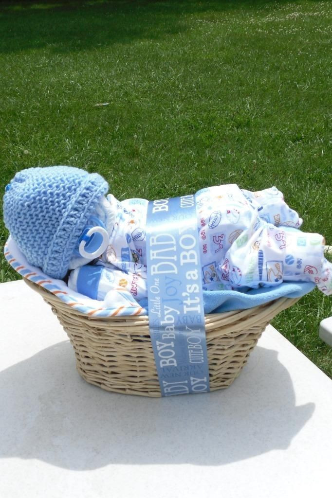 Baby Gift Ideas Pinterest
 Diaper baby basket Baby Ideas Pinterest