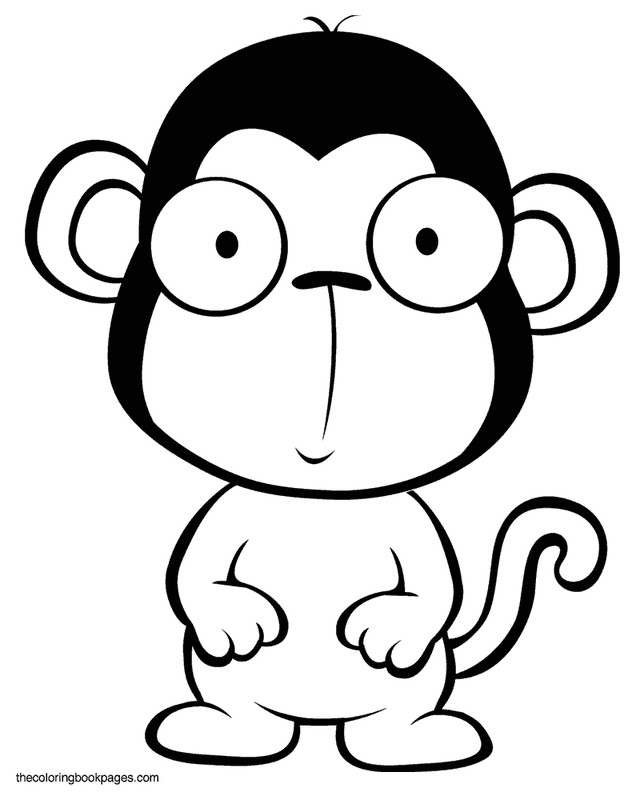Baby Monkey Coloring Pages
 Baby Monkeys Coloring Pages Coloring Home