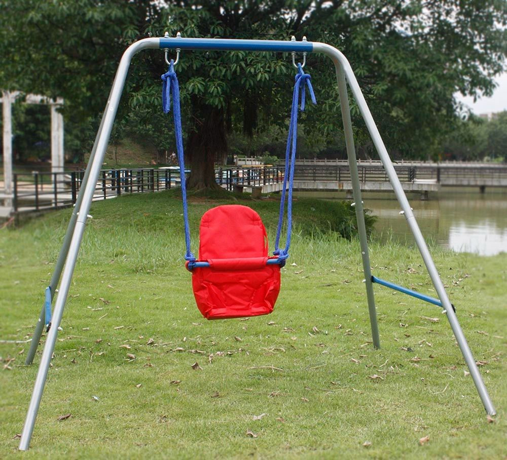 Best ideas about Baby Outdoor Swing
. Save or Pin Nursery Swing Steel Frame Folding Portable Toy Toddler Now.