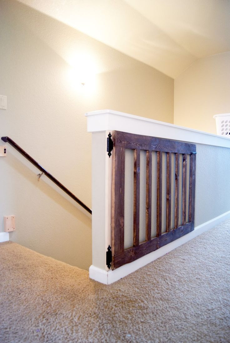 Best ideas about Baby Pet Gate
. Save or Pin Custom Baby Gates For Stairs WoodWorking Projects & Plans Now.