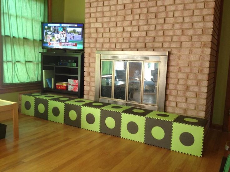 Best ideas about Baby Proof Fireplace
. Save or Pin Baby proofing the fireplace with foam mats Now.