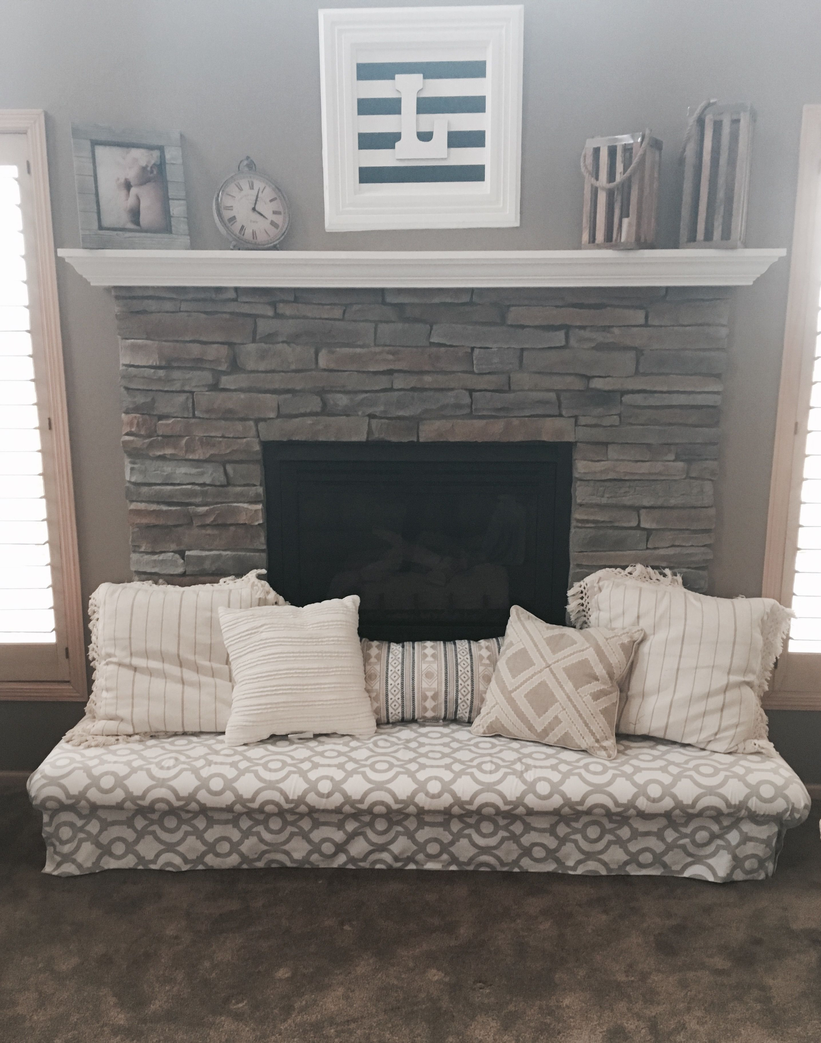 Best ideas about Baby Proof Fireplace
. Save or Pin Baby proof the fireplace hearth with a padded bench Now.