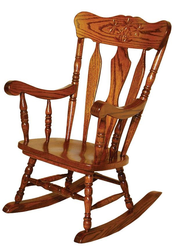 Best ideas about Baby Rocking Chair
. Save or Pin Amish Chairs Amish Child Rocking Chair Oak Daisy or Acorn Now.