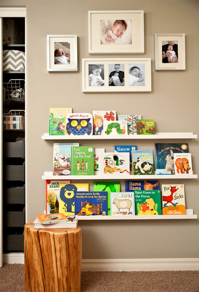 Best ideas about Baby Room Bookshelf
. Save or Pin How to Create a Library Wall Project Nursery Now.