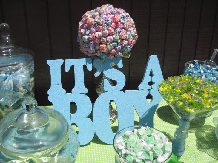 Best ideas about Baby Shower Candy Table For Boy
. Save or Pin 31 Baby Shower Candy Table Decoration Ideas Now.
