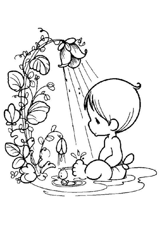 Baby Shower Coloring Book Pages
 Baby Boy Coloring Pages Coloring Home
