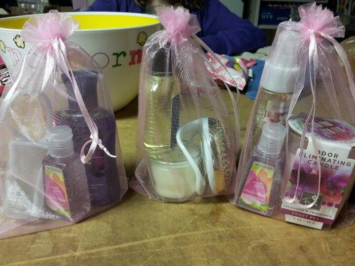 Baby Shower Game Gift Ideas For Winners
 Baby Shower game prizes I used the bags from the thank