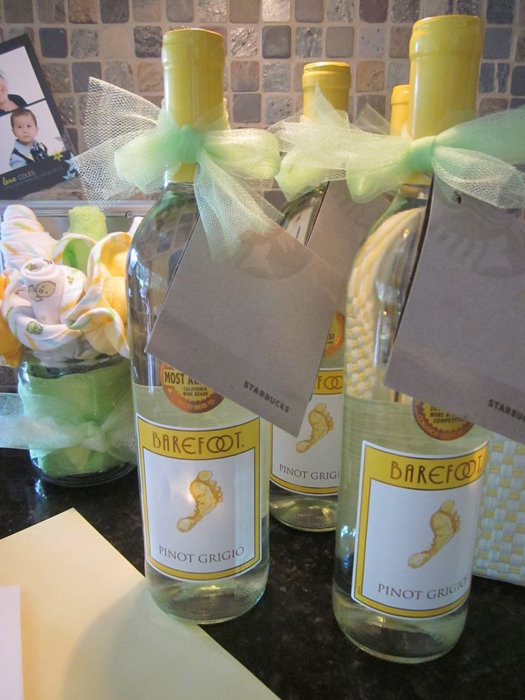 Baby Shower Game Gift Ideas For Winners
 Barefoot Wine Baby Shower Game Prizes