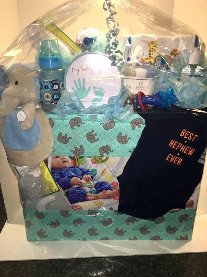 Baby Shower Gift Basket Ideas For Guests
 Baby Shower Gift Basket Ideas Elephant Theme Baby Shower