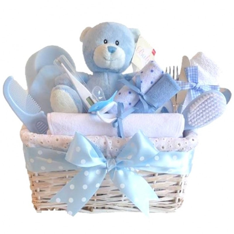 Baby Shower Gift Ideas For A Boy
 Angel DELUXE Baby Boy Gift Basket Baby Boy Gift Hampers