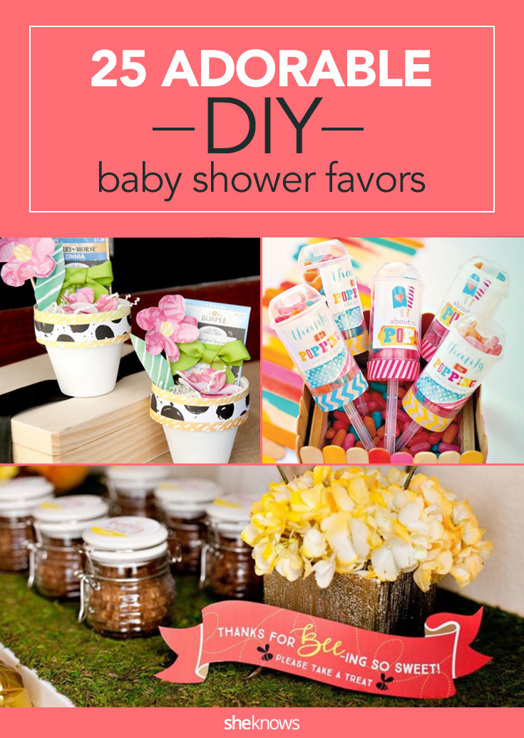 Baby Shower Party Favors DIY
 26 Adorable DIY Baby Shower Favors That Are so Much Better