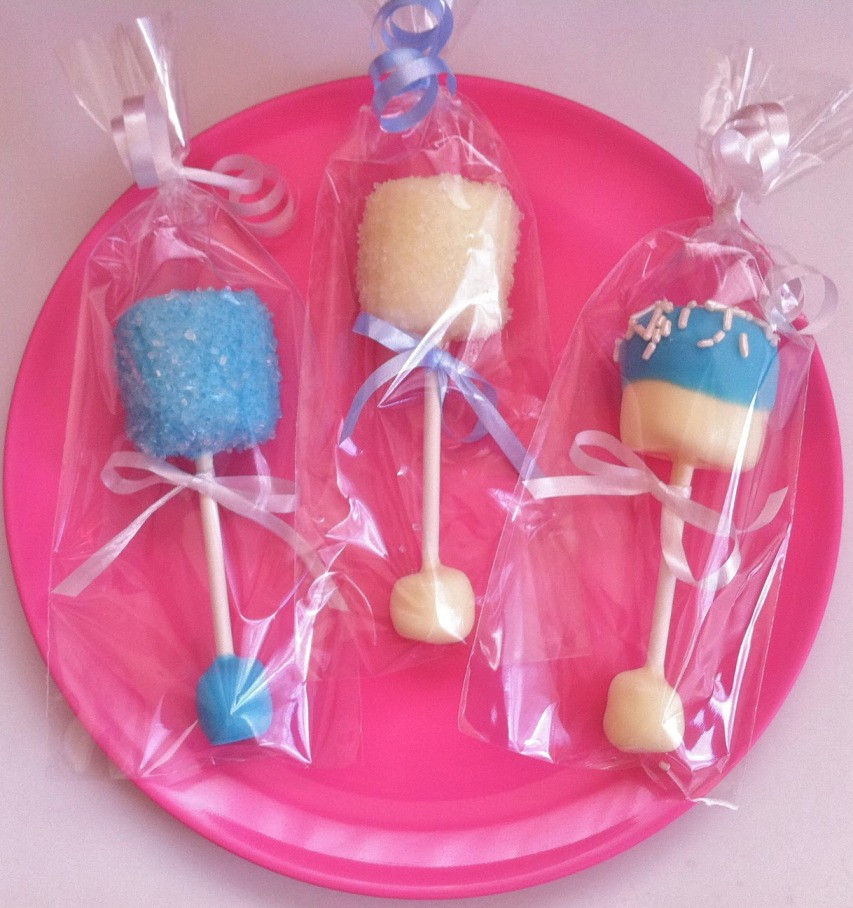Baby Shower Party Favors DIY
 Homemade Baby Shower Favors Baby Rattle Pops