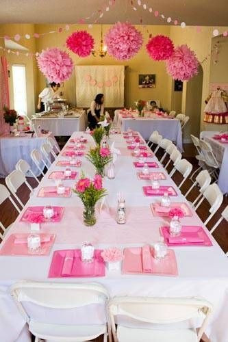 Best ideas about Baby Shower Table
. Save or Pin Guest tables Decorated with white linen table clothes Now.