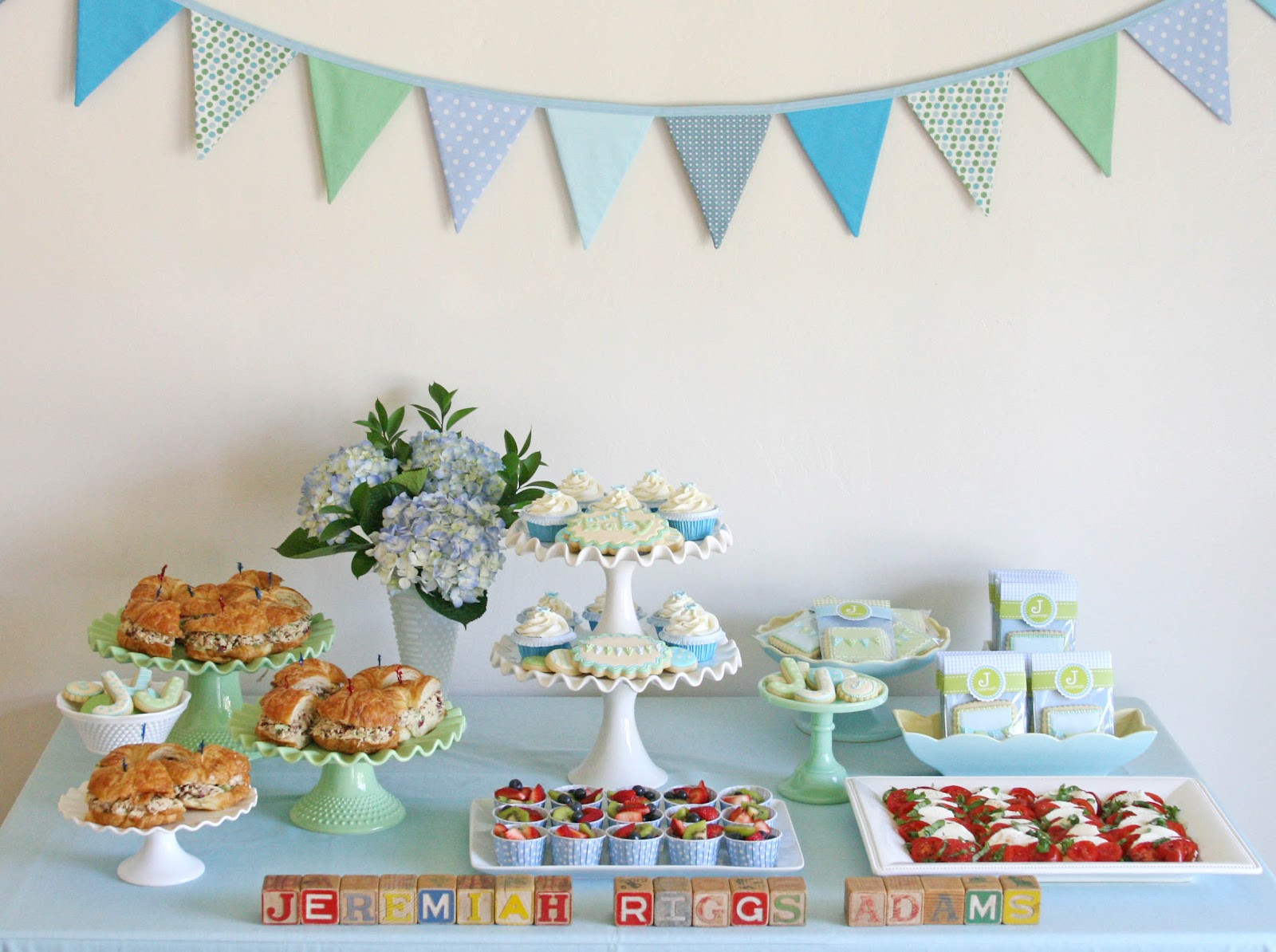 Best ideas about Baby Shower Table
. Save or Pin Vintage Bunting Baby Shower – Glorious Treats Now.