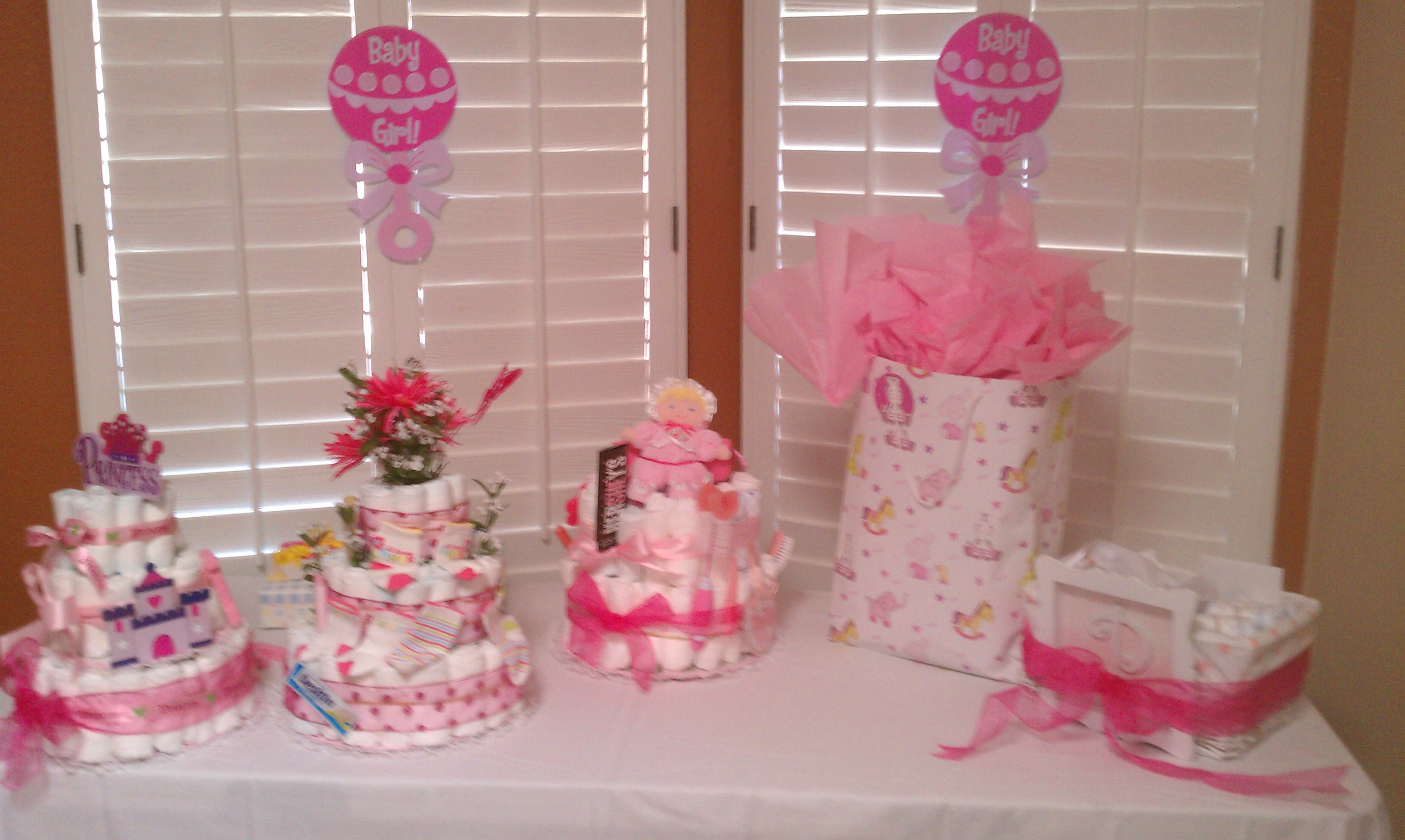 Best ideas about Baby Shower Table
. Save or Pin Tables Chairs Pink Linens Baby Shower Now.