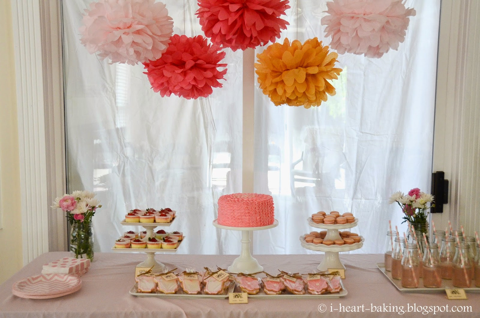 Best ideas about Baby Shower Table
. Save or Pin i heart baking pink baby shower dessert table sugar Now.