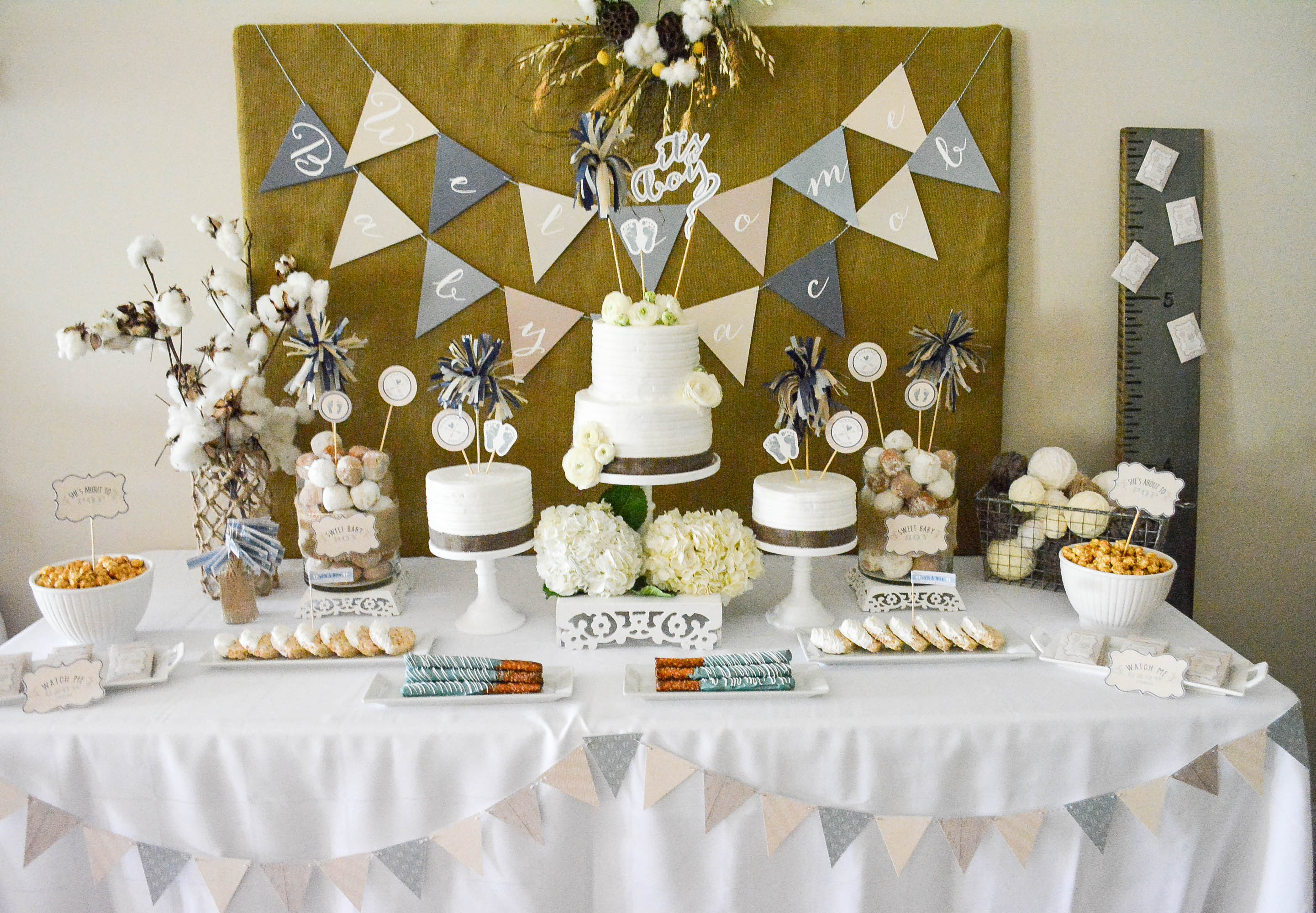 Best ideas about Baby Shower Table
. Save or Pin A Rustic Baby Shower Anders Ruff Custom Designs LLC Now.