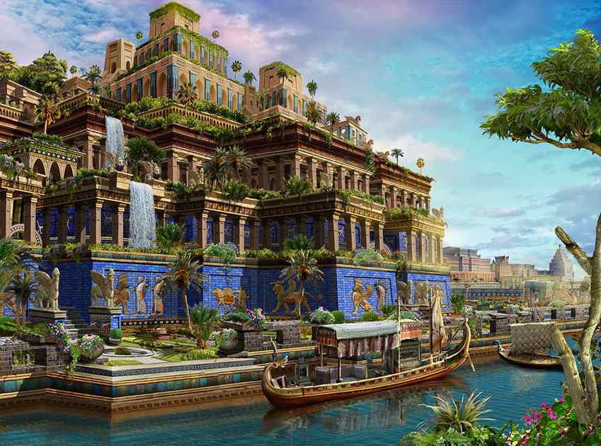 Best ideas about Babylon Hanging Garden
. Save or Pin Seven Wonders of the World Hanging Gardens of Babylon Now.