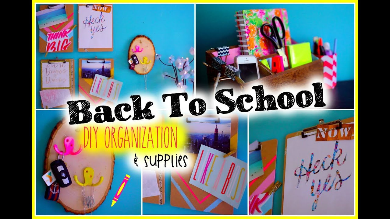 Back To School DIY Organization
 Back to School DIY Organization & Supplies