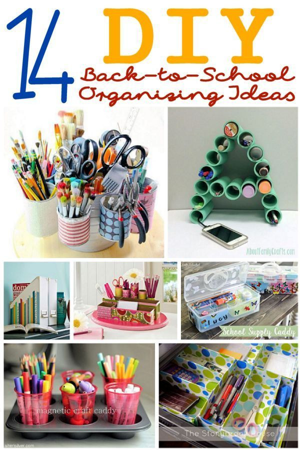 Back To School DIY Organization
 14 DIY Back to School Organizing Ideas – Lesson Plans