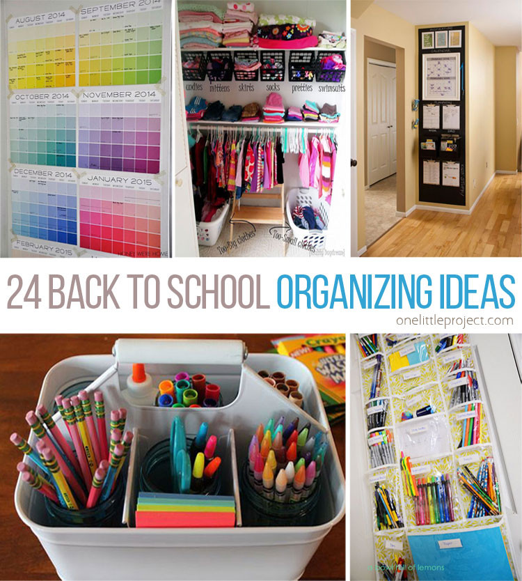 Back To School DIY Organization
 24 Back to School Organization Ideas