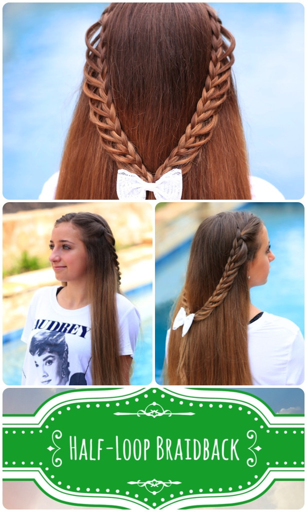 Back To School Hairstyles Braids
 Half Loop Braidback Back to School Hairstyles