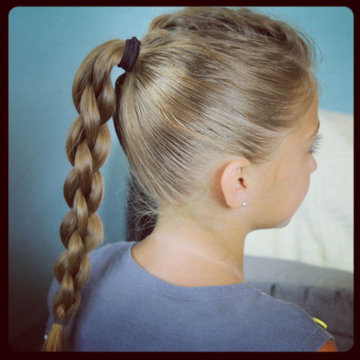 Back To School Hairstyles Braids
 Single Frenchback into Round Braid