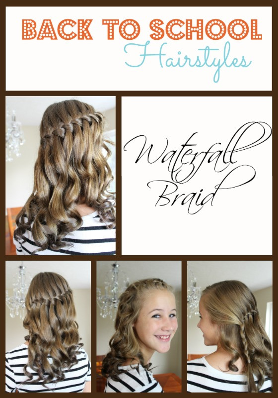 Back To School Hairstyles Braids
 Back to School Hairstyles Waterfall Braid