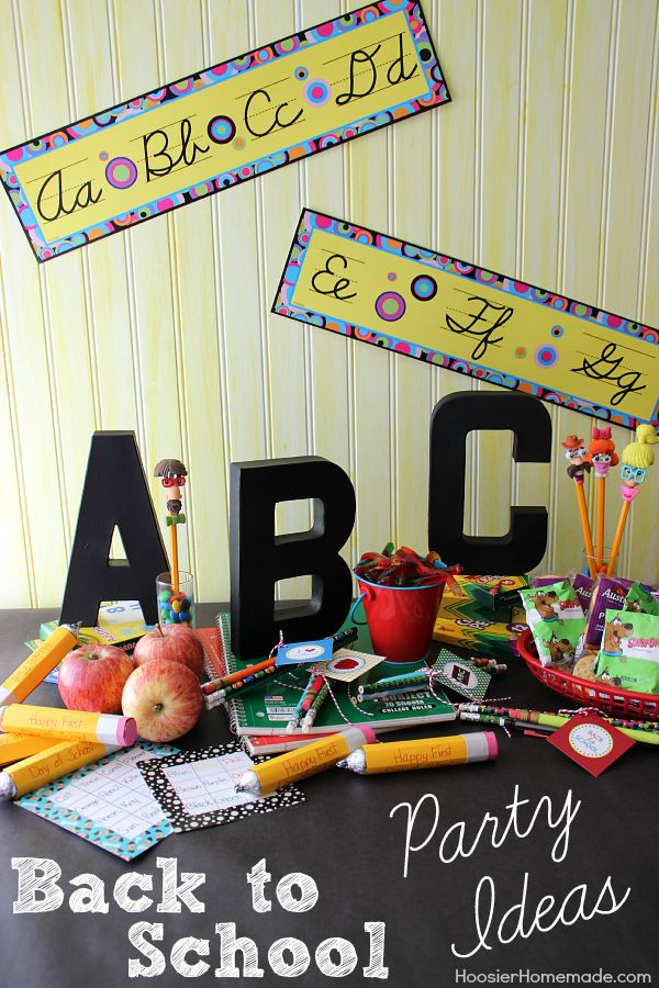 Back To School Party Ideas For Adults
 Back to School Party Ideas Hoosier Homemade