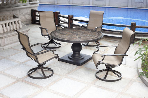 Best ideas about Backyard Creations Patio Furniture
. Save or Pin Backyard Creations Murano 5 Piece Patio Collection at Menards Now.